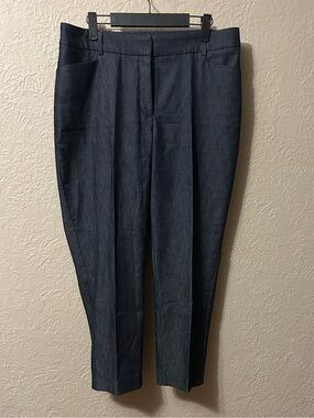 212 Collection Navy Tapered Dress Pants